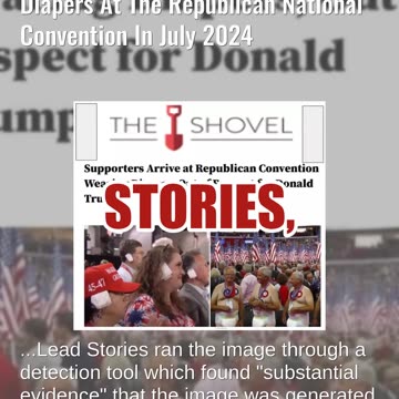 Fact Check: FAKE Image Shows Trump Supporters Wearing Diapers At Republican National Convention