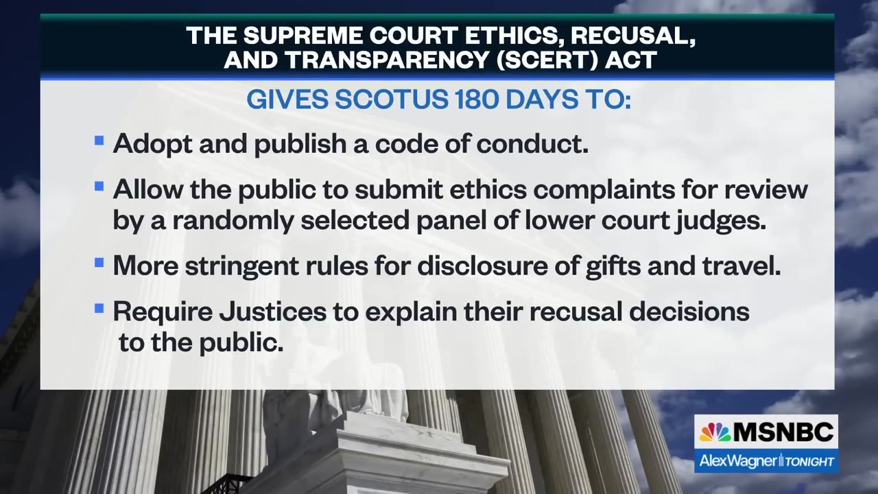 'Disgusted': Senate Democrats advance bill to impose ethics standards on Supreme Court