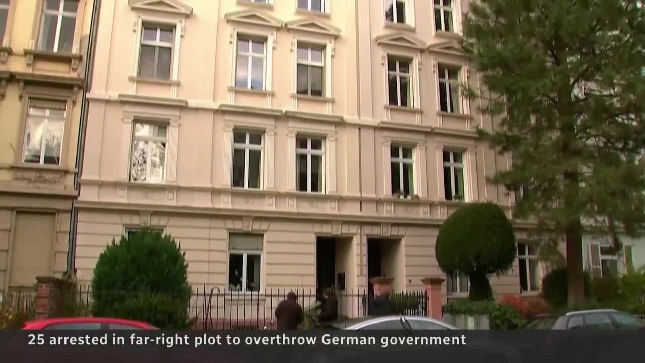 German police arrest 25 people accused of plotting parliament attack