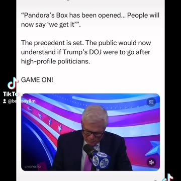 Pandoras Box had now been opened