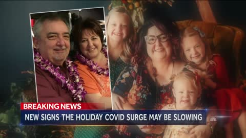 Downward Trend in Covid Cases Signs Possible End of Holiday Surge NBC Nightly News