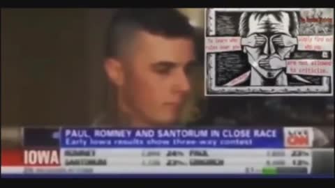 Soldier questioned and then cut off.