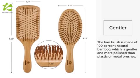 Wooden Bamboo Hair Brush