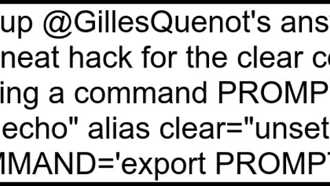 Add newline after output of every bash command