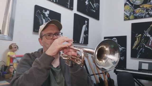 Aula de Trompete - Bye Bye Blackbird