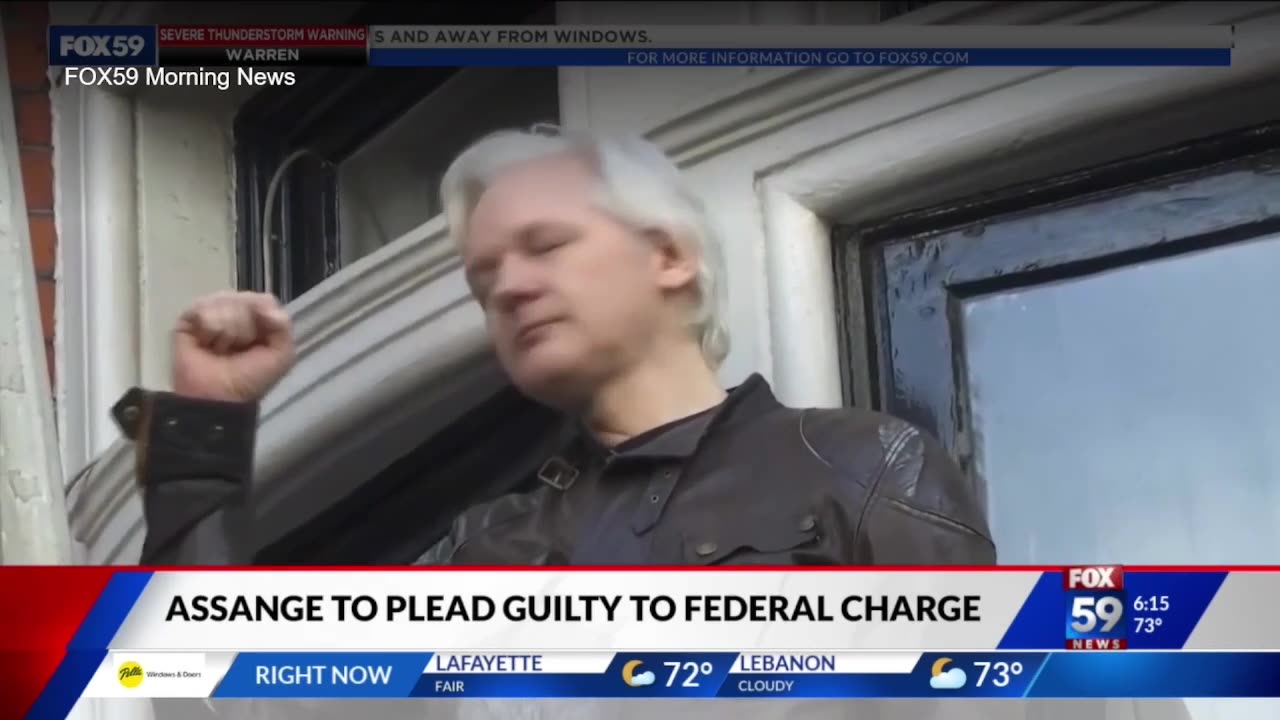 June 25, 2024 - Julian Assange Agrees to Plead Guilty in Exchange for Release