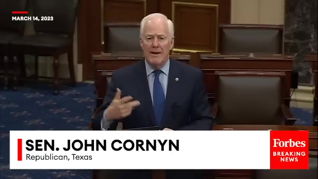 John Cornyn Rips Biden For Not Being 'Serious About Addressing The Crisis At Our Southern Border'