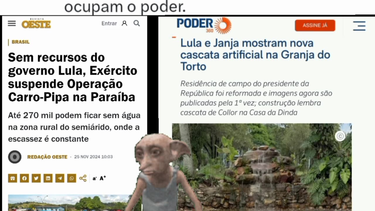 A mordomia da corrupção e dos comunistas. O povo que se fodasse!