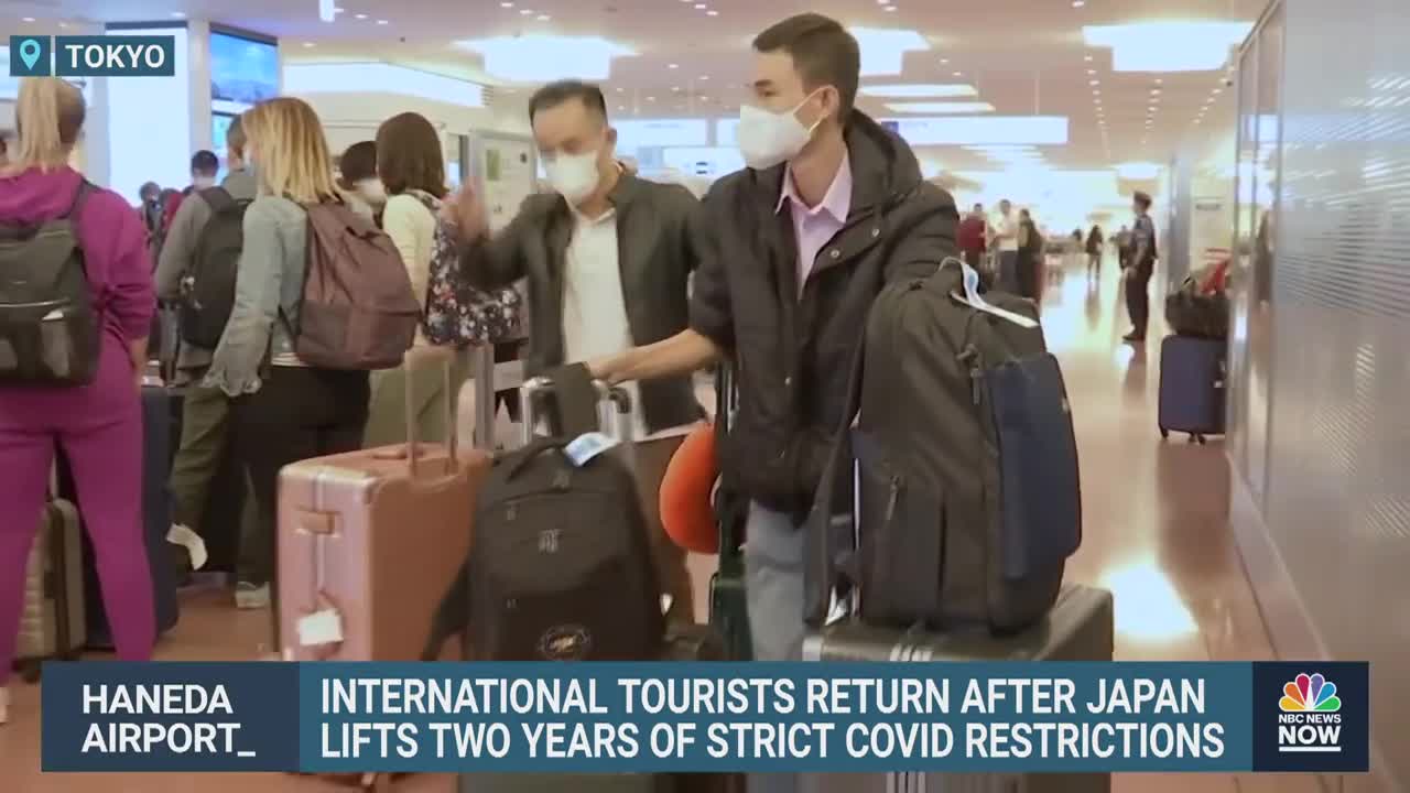 Tourists From Abroad Flock To Japan After Covid Restrictions Lifted