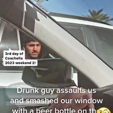 Coachella road rage! This happened 3rd day of Coachella 2023 weekend 2!