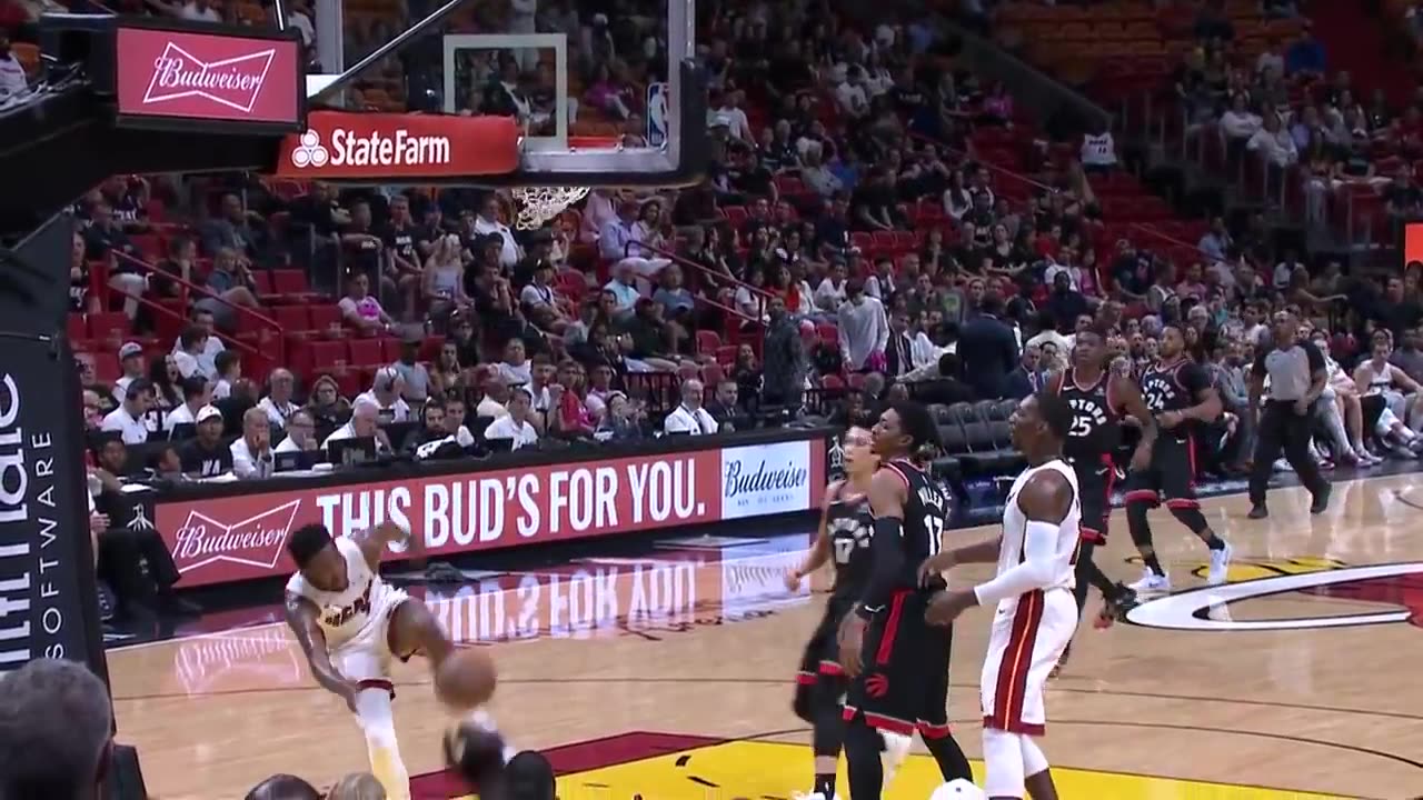 Derrick Jones Jr. With Dunk of the Year - Raptors vs Heat - March 10, 2019 - 2018-19 NBA Season HD