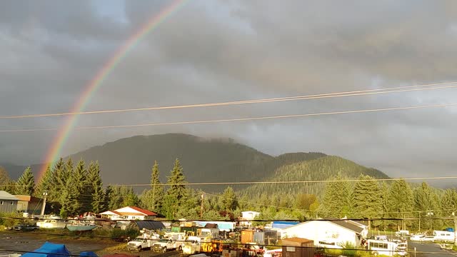 Massive Juneau, Alaska Rainbow
