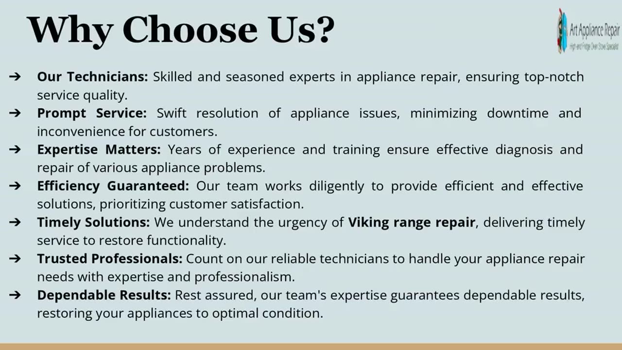 Is Your Appliance Acting Up? Let Us Fix It for You!