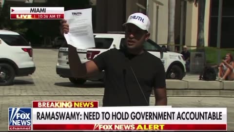 Vivek Ramaswamy, announces He will Pardon Donald Trump & Challenges others to do so