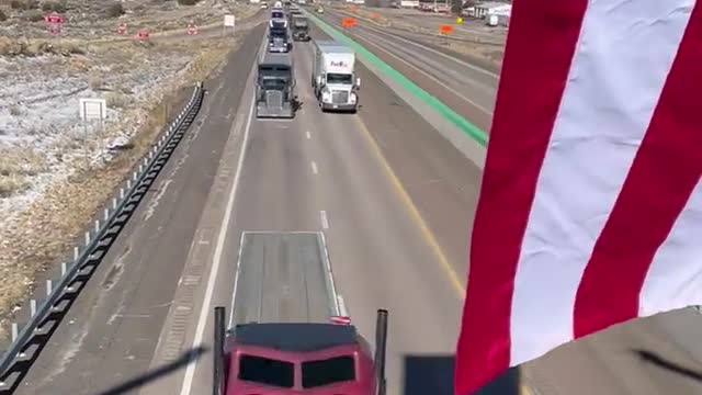 Freedom Convoy USA rolling towards Washington DC - 02/25/2022