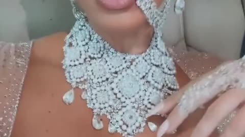 Kim Kardashian puts on silver lehenga skirt in India's big fat wedding