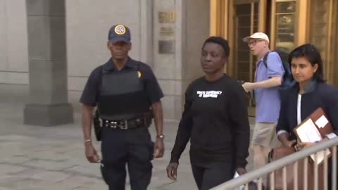 Anti-ICE Statue of Liberty climber Therese Okoumou pleads not guilty