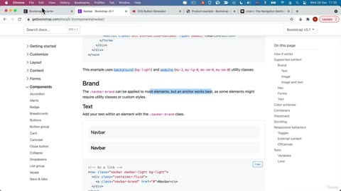 48 - The Bootstrap Navigation Bar