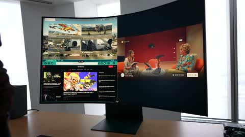 Monitor for Samsung Odyssey ARK gaming:165Hz, 55-inch monster in 4K!
