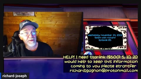 20231129 Wednesday November 29, SWEN with richard Episode 85