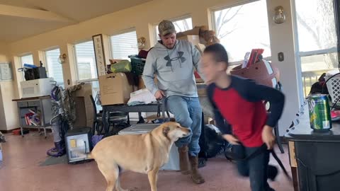 Pup Protects Boy By Biting a Sensitive Spot