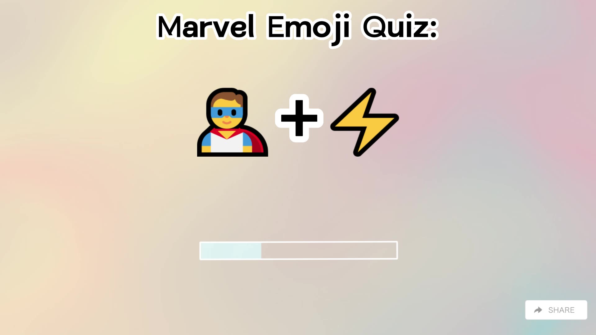 Marvel Emoji Quiz 1