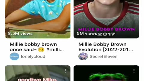 Why do you love Millie Bobby Brown?
