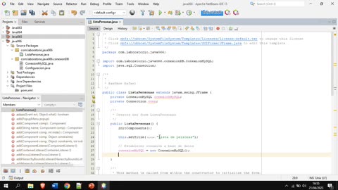 Java parte 66. Desarrollo de CRUD con la librería swing (1/6)