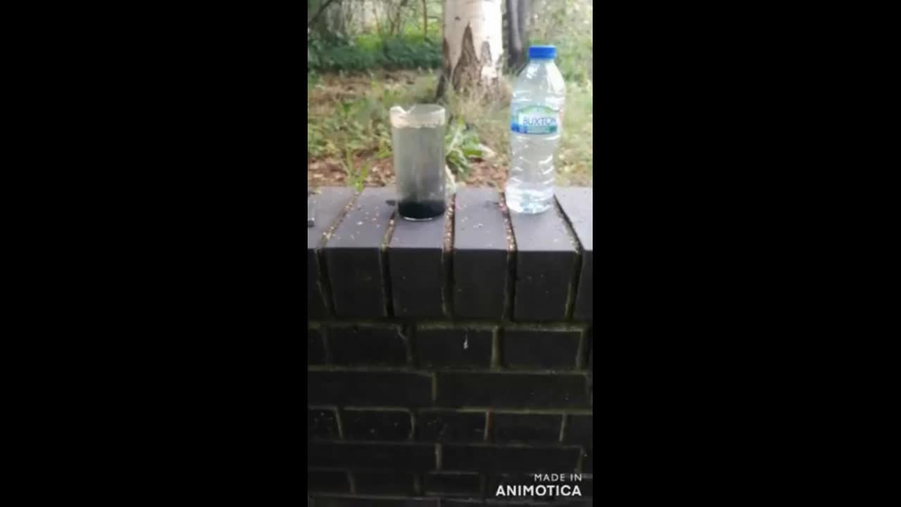 Bottled water tested with Portable Water Quality Tester Electrolyzer Machine