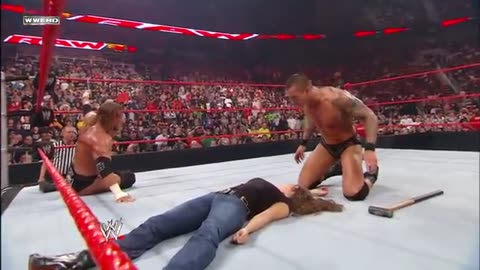 WWE superstar randy orten takes it personal with triple H