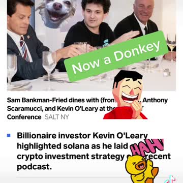 “Sam Bankman Fried”Prized Horse to Donkey {Subscribe for more}