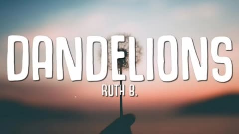 dandelions | slowed+reverb | hollywood lofi songs | Ruth B.