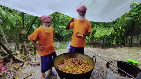 149 Pounds Giant Long Catfish Cutting by Grandpa - Baghair Fish Bhuna Cooking for Special People