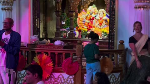 Temple kirtan at Iskcon Toronto, Canada July 2024