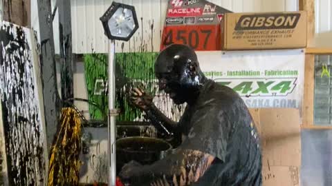 Face Full of Oil