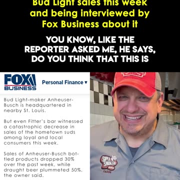 Bud Light Sales Down Says Jeff Fitter, St. Louis Restaurant Owner