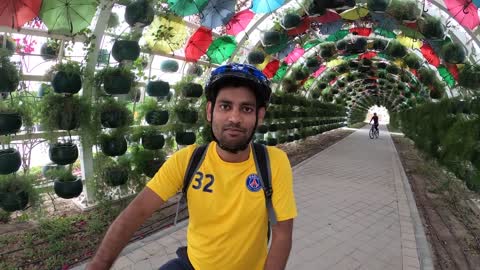 Umbrella Park __ Doha Corniche __ Travel Nepali vlog