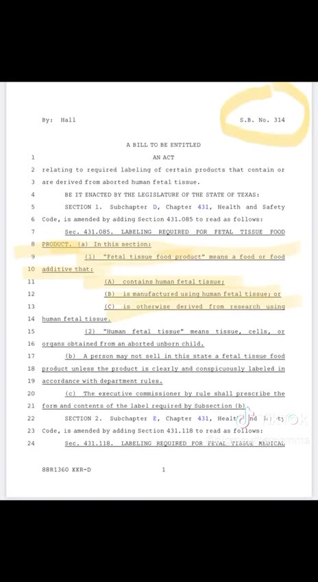 Senomyx. Aborted fetal cells in artificial sweetener.