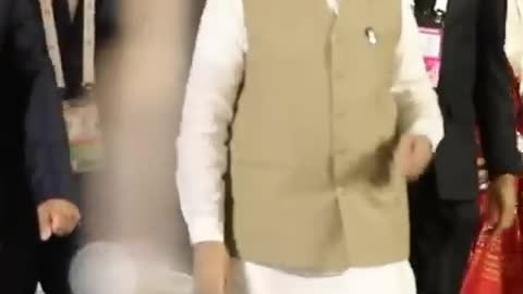 A Splended welcome for pm modi in samarkand,uzbekistan
