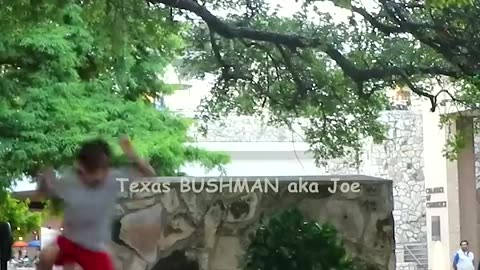 Bushman Prank_ Poor kid took off running from...