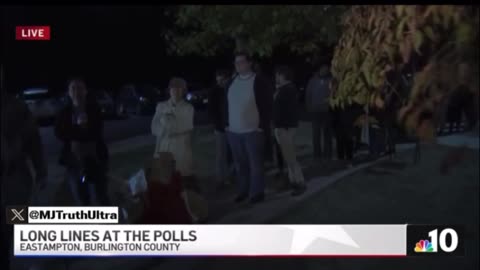 Extraordinarily Long Lines at Burlington County NJ