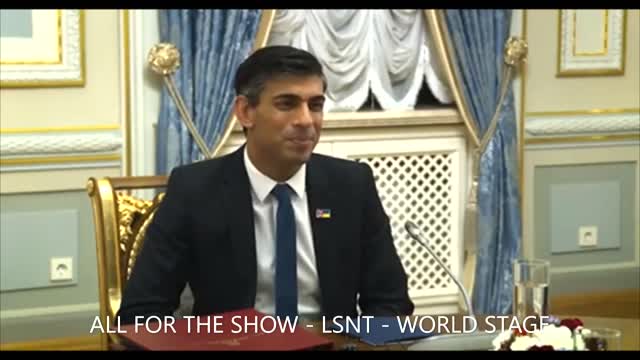 THE WORLD STAGE FULL OF ACTORS PUSHING AGENDA