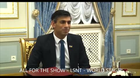 THE WORLD STAGE FULL OF ACTORS PUSHING AGENDA