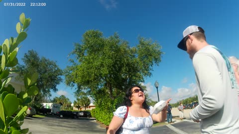 Foul Mouthed Lady with child at abortion mill
