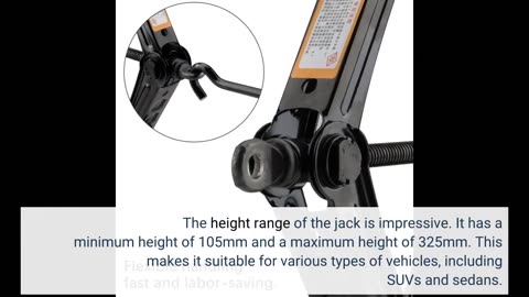 Leadstand Scissor jack with 2T labour-saving design, thickened steel plate, can be used