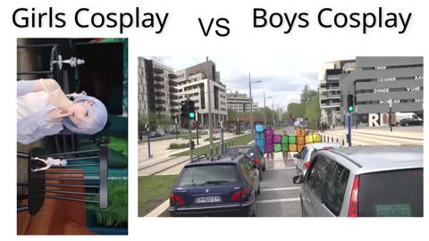 Girls Cosplay Vs Boys Cosplay