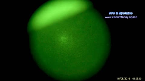 Bright UFO in Earth orbit