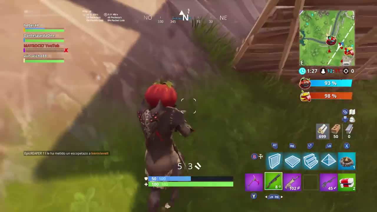🎮VICTORIAS MAGISTRALES EN FORNITE, GUERRA DE COMIDA 🎮