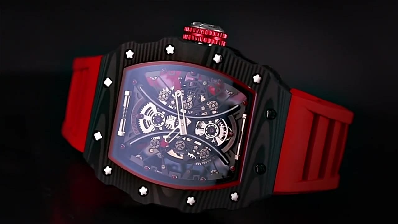 FEICE Watches for Men Automatic Skeleton Watch Crystal Japanese Movement Mens Wristwatch