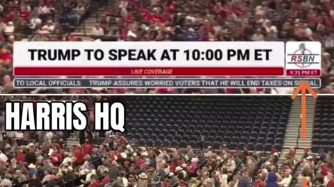 BREAKING: Kamala Harris’ campaign X account caught sharing video of Trump’s rally in Montana